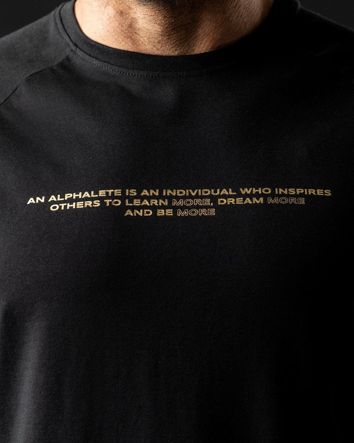 ALPHALETE Tシャツ レガシー シャツ / ブラック 4枚目の画像
