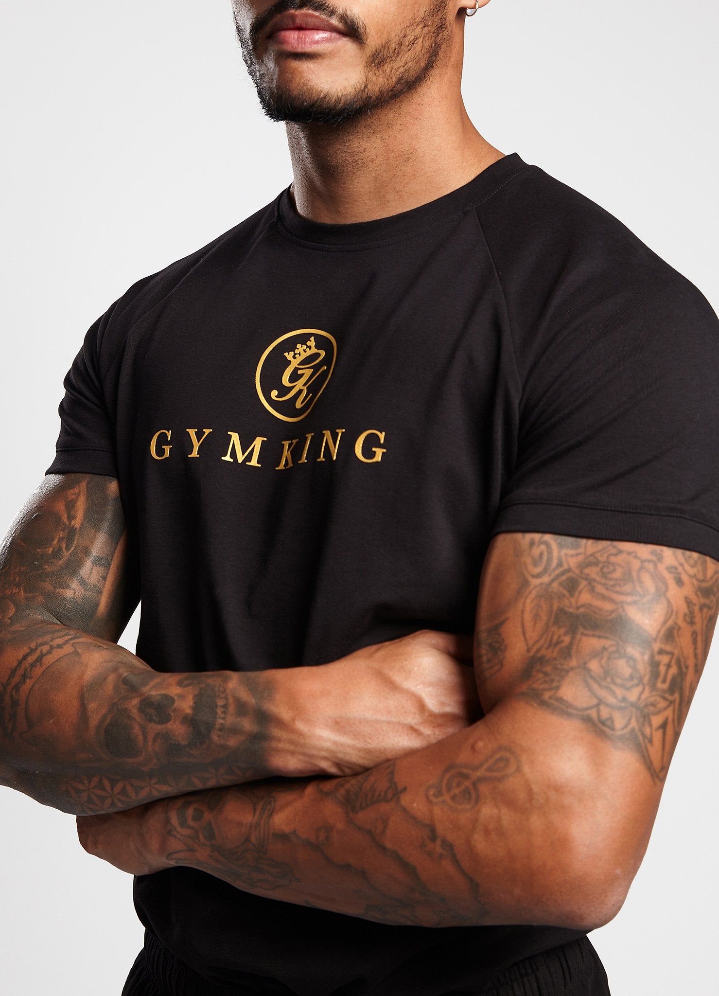 Gym King Tシャツ スポーツロゴ Tee / ブラック 5枚目の画像