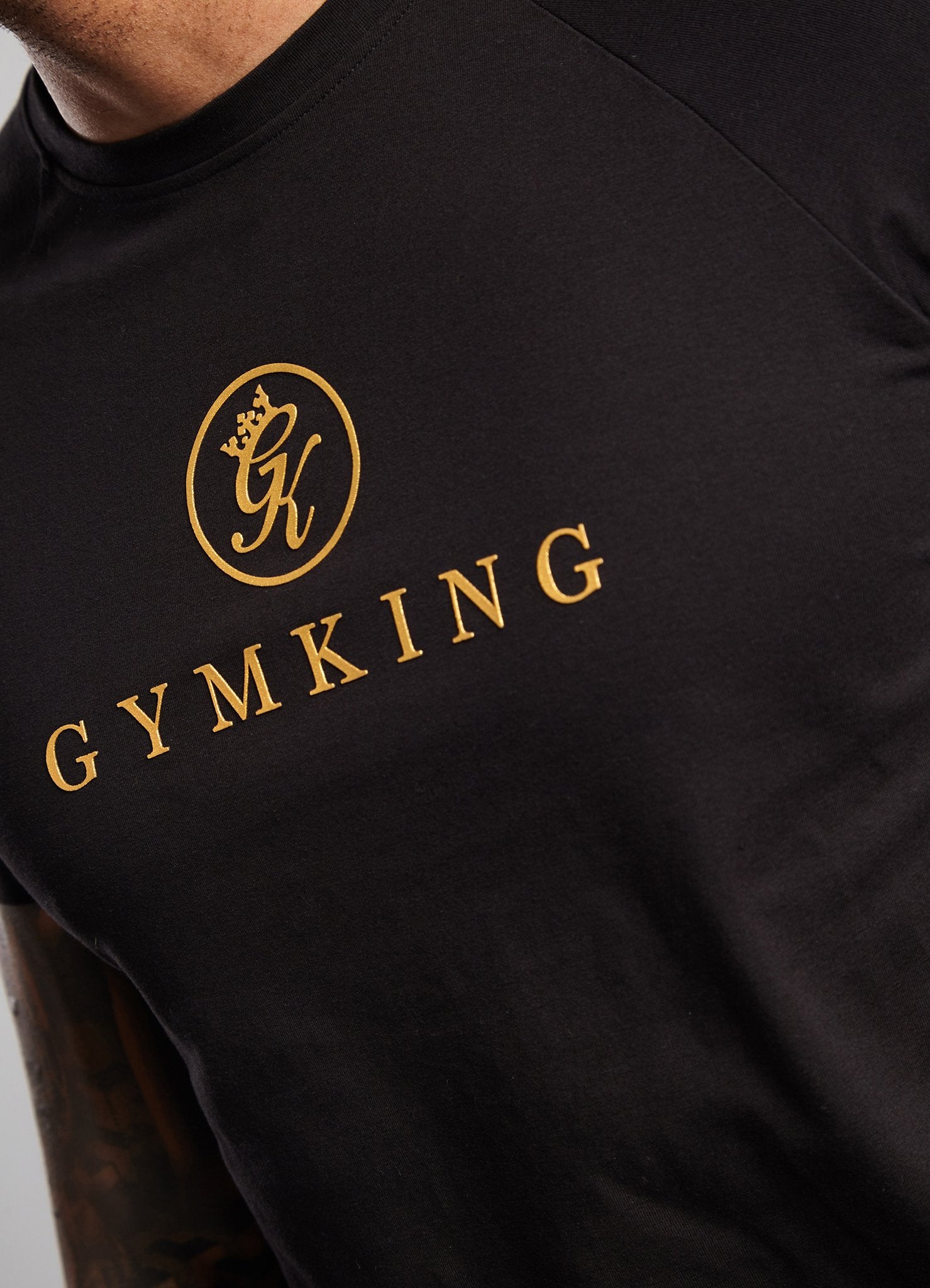 Gym King Tシャツ スポーツロゴ Tee / ブラック 6枚目の画像